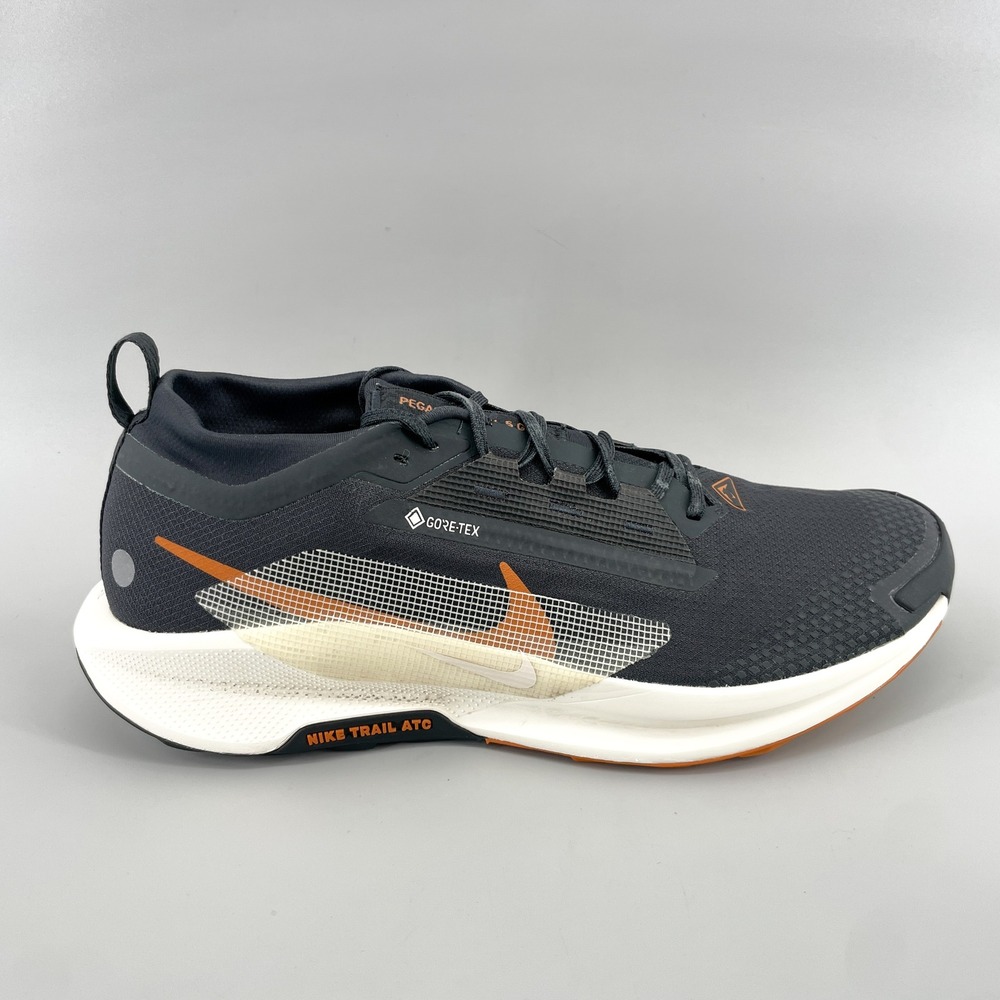 Nike Mens 14 Pegasus Trail 5 GTX Trail Running Shoes Black Monarch Pale Athletic